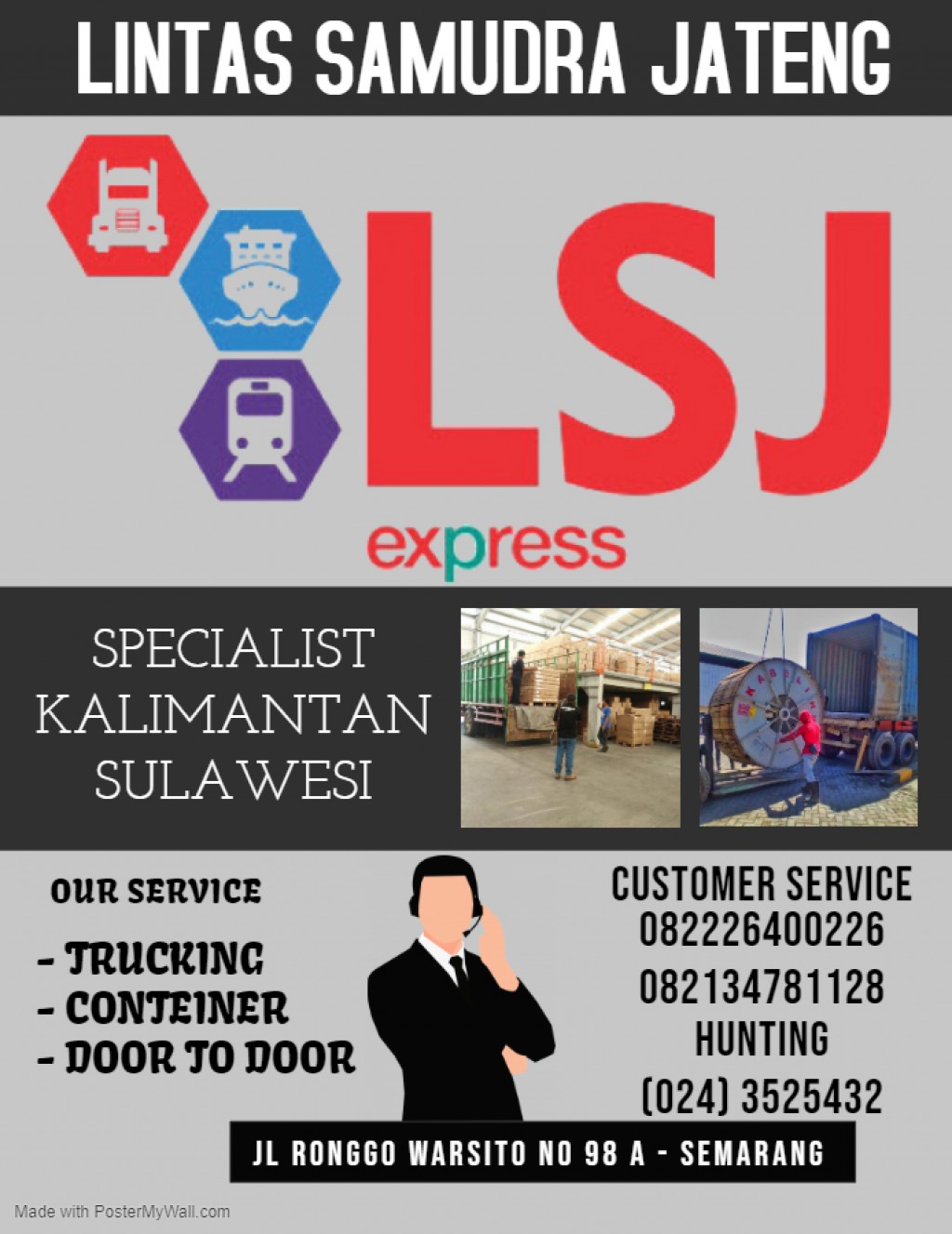 Semarang - Pontianak Rp 2.500/Kg