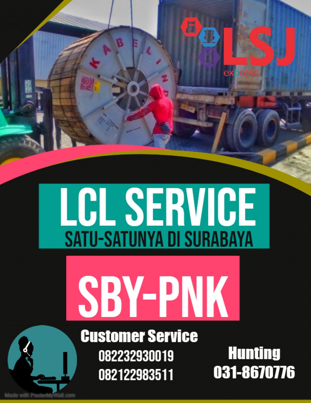 Satu - Satunya Di Surabaya LCL Surabaya Tujuan Pontianak