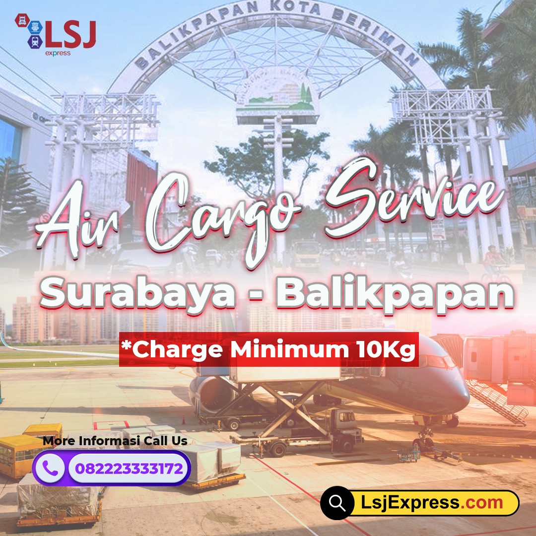 Ekspedisi Cargo Udara Surabaya Balikpapan Murah