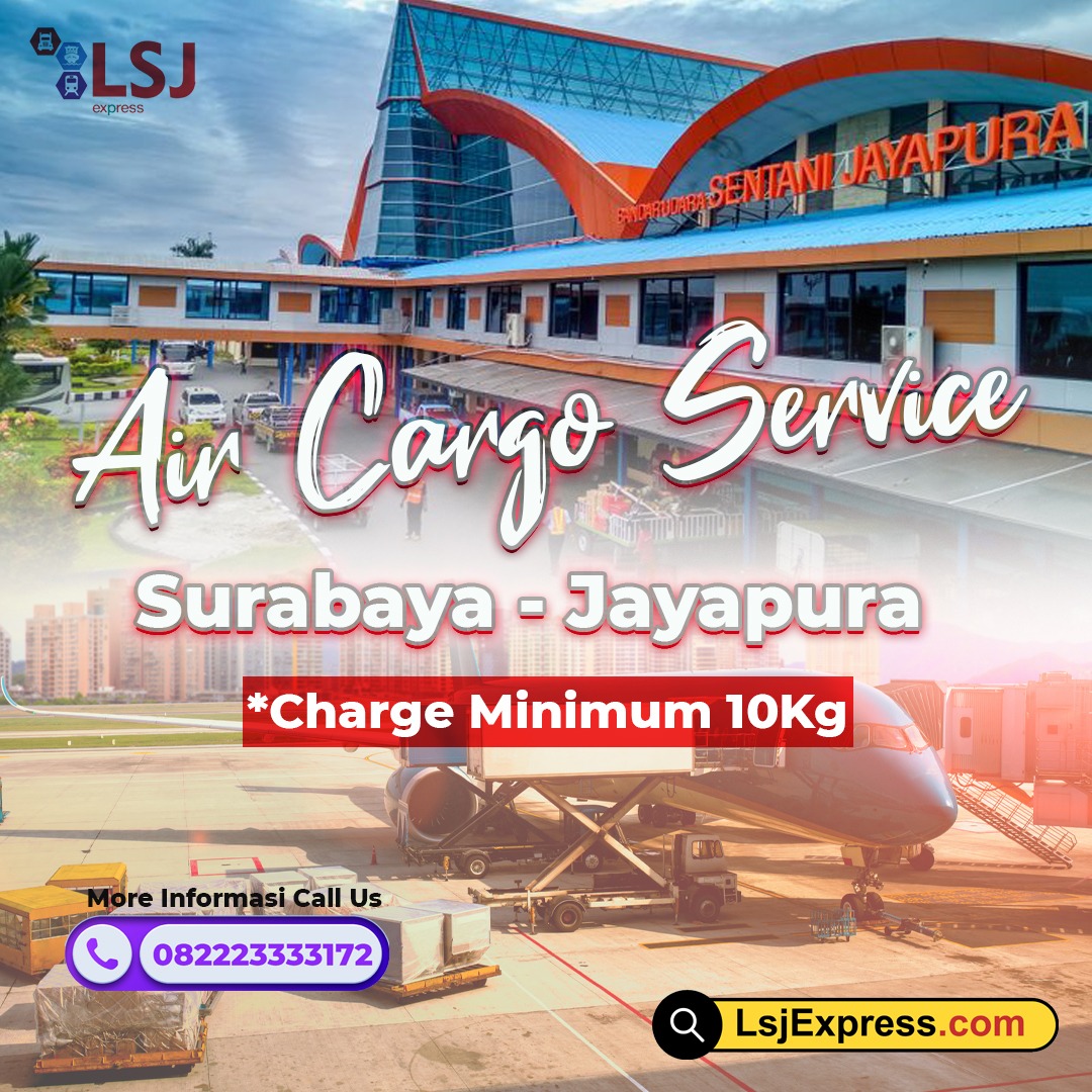 Ekspedisi Cargo Udara Surabaya Jayapura Murah