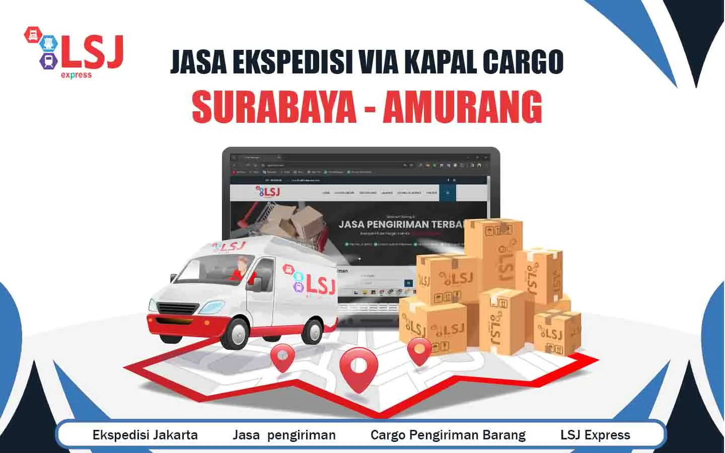 Ekspedisi Pengiriman Barang Surabaya Amurang via Kapal Cargo