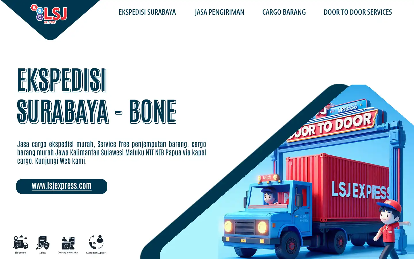 Ekspedisi Pengiriman Barang Surabaya ke Bone
