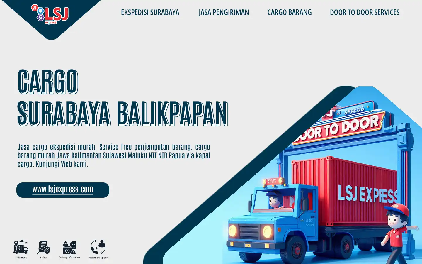 Cargo Surabaya Balikpapan Murah