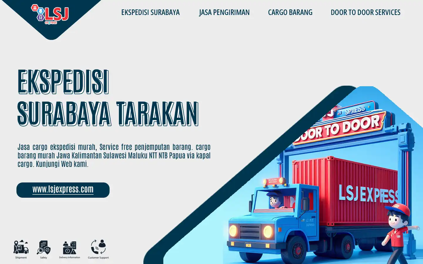 Ekspedisi Pengiriman Barang Surabaya ke Tarakan