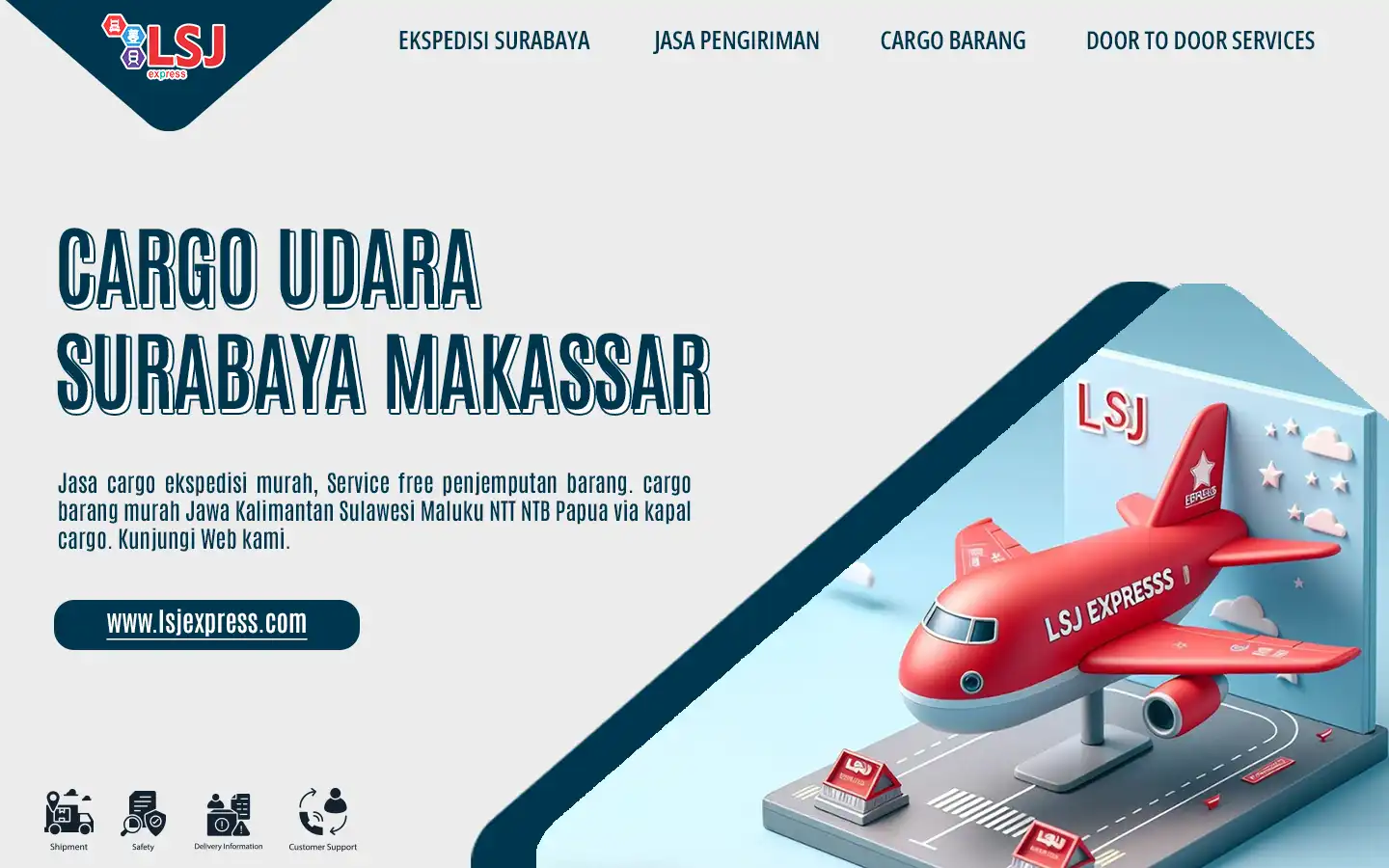 Ekspedisi Cargo Udara Surabaya Makassar Murah