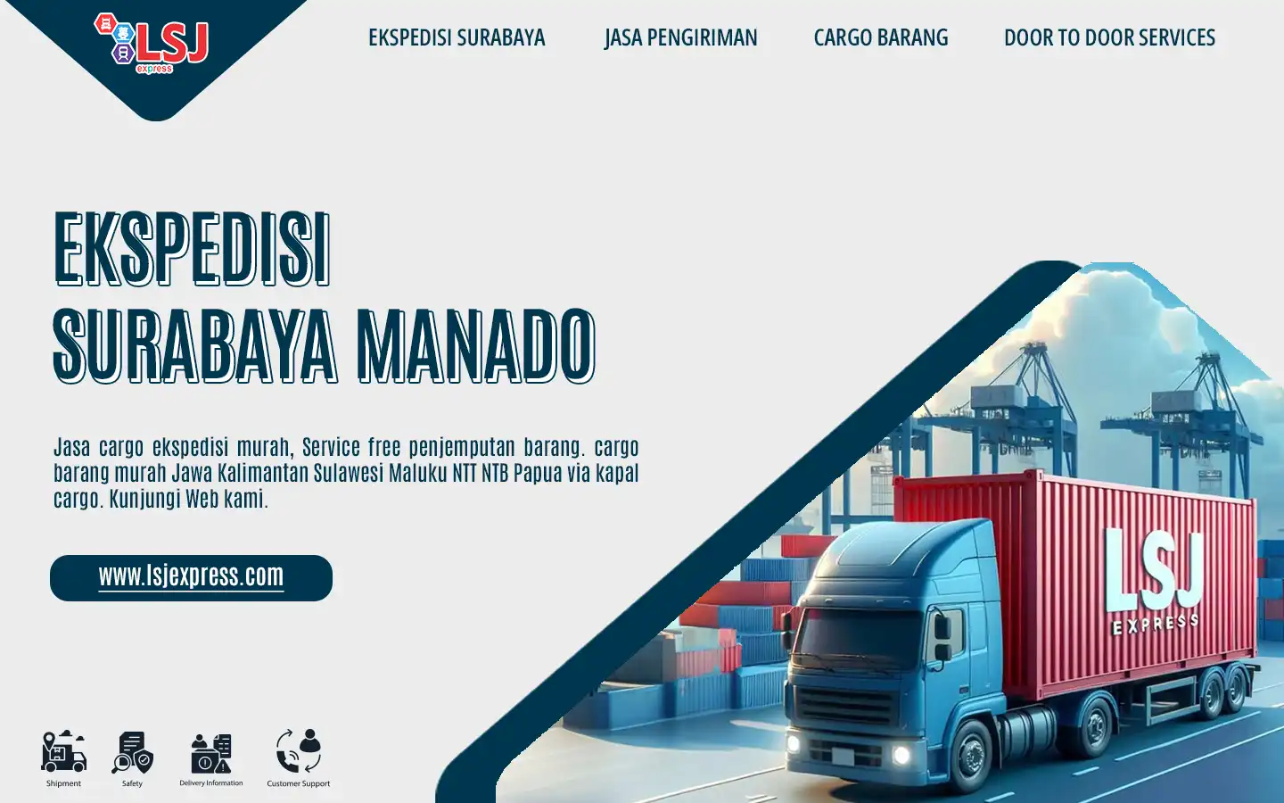 Ekspedisi Pengiriman Barang Surabaya Ke Manado
