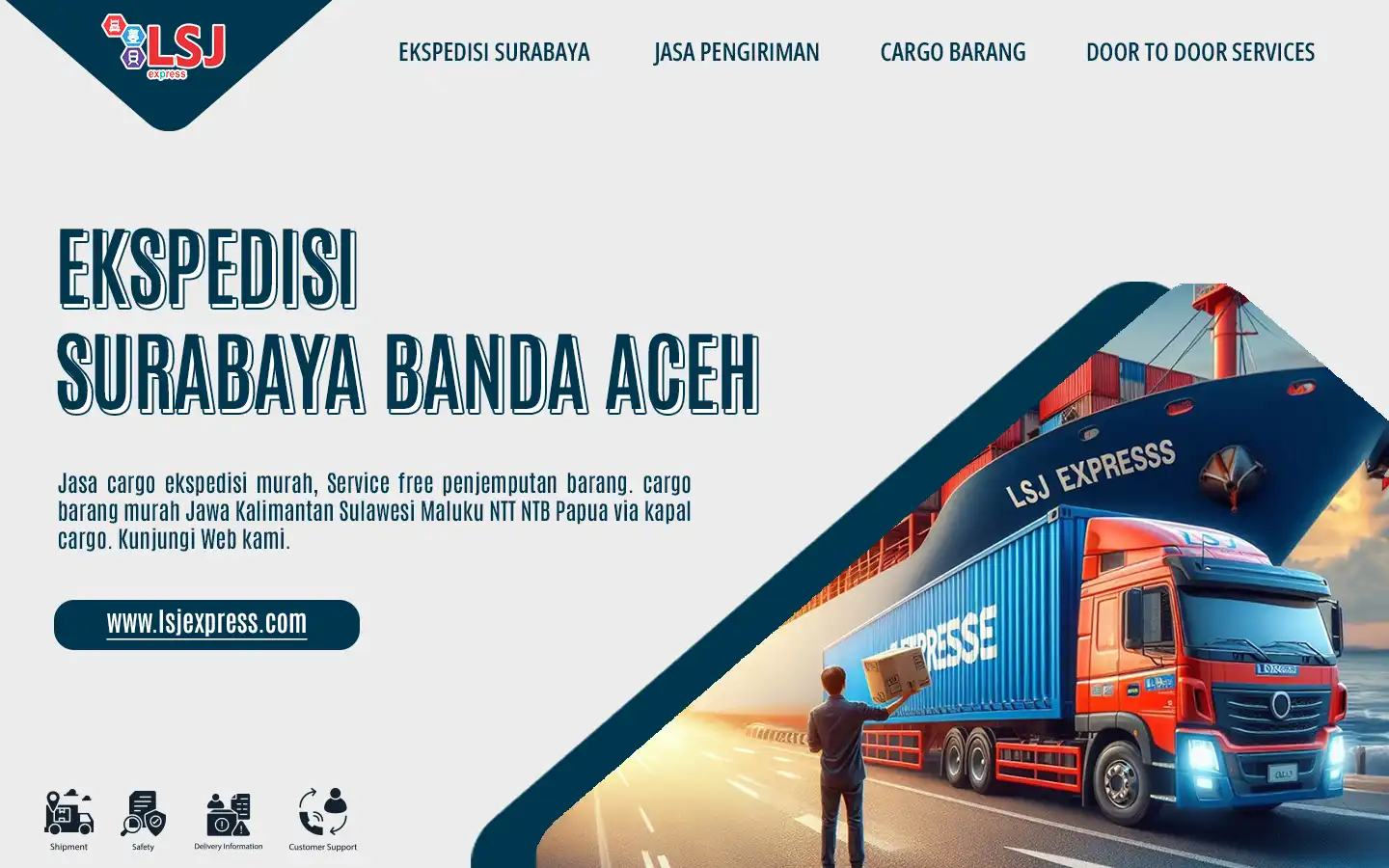 Ekspedisi Surabaya Banda Aceh Murah