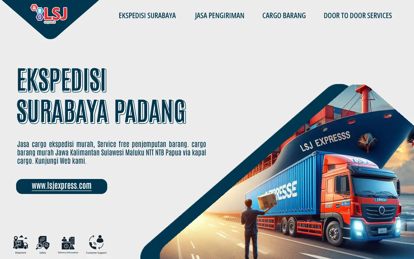 Ekspedisi Surabaya Padang Murah