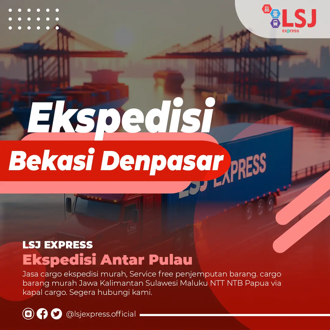 Jasa Pengiriman Barang Bekasi ke Denpasar