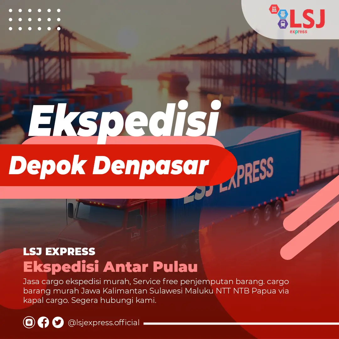 Jasa Pengiriman Barang Depok ke Denpasar