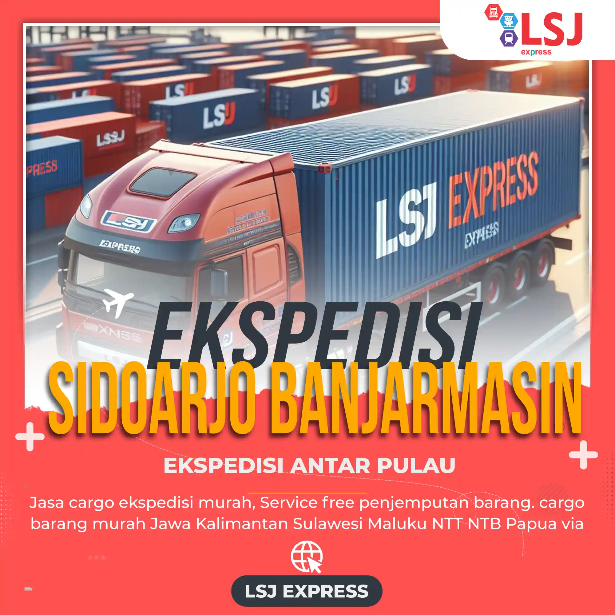 Ekspedisi pengiriman barang Sidoarjo ke Banjarmasin