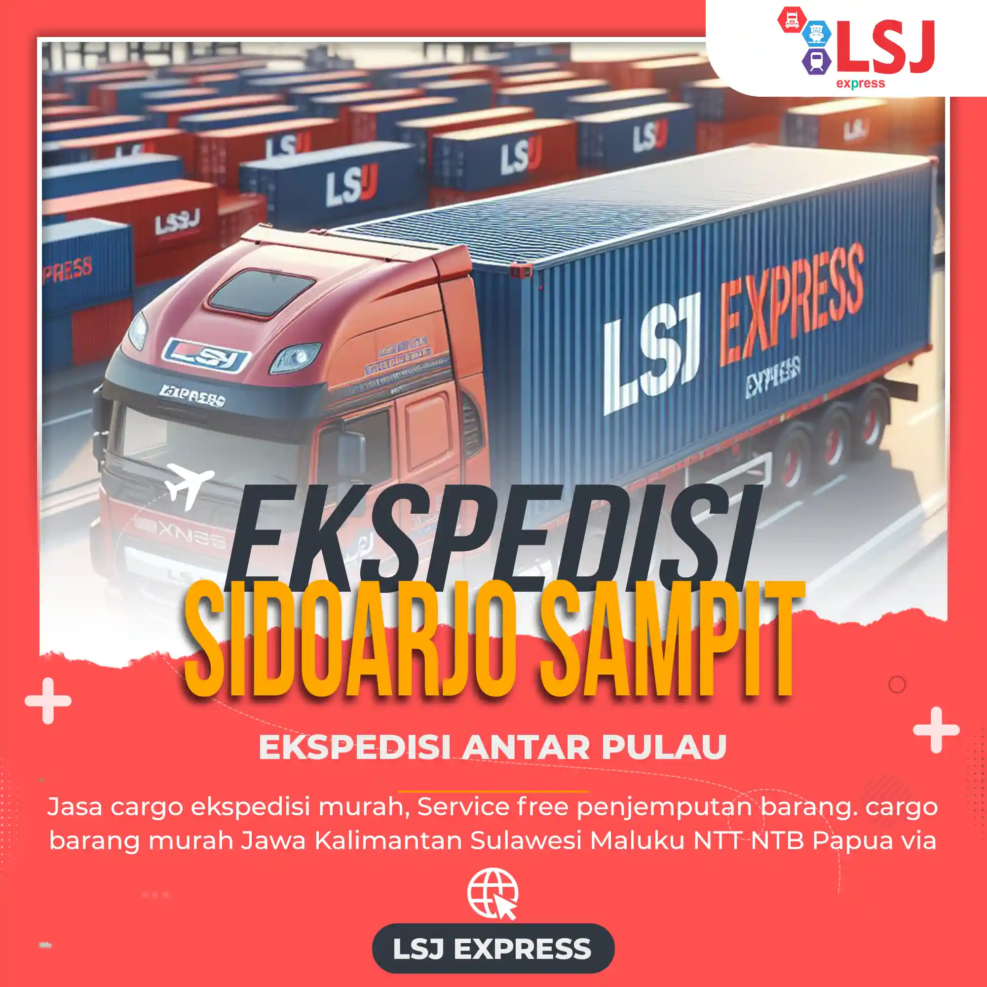 Jasa Ekspedisi Pengiriman Barang Dari Sidoarjo Ke Sampit Kalimantan Tengah