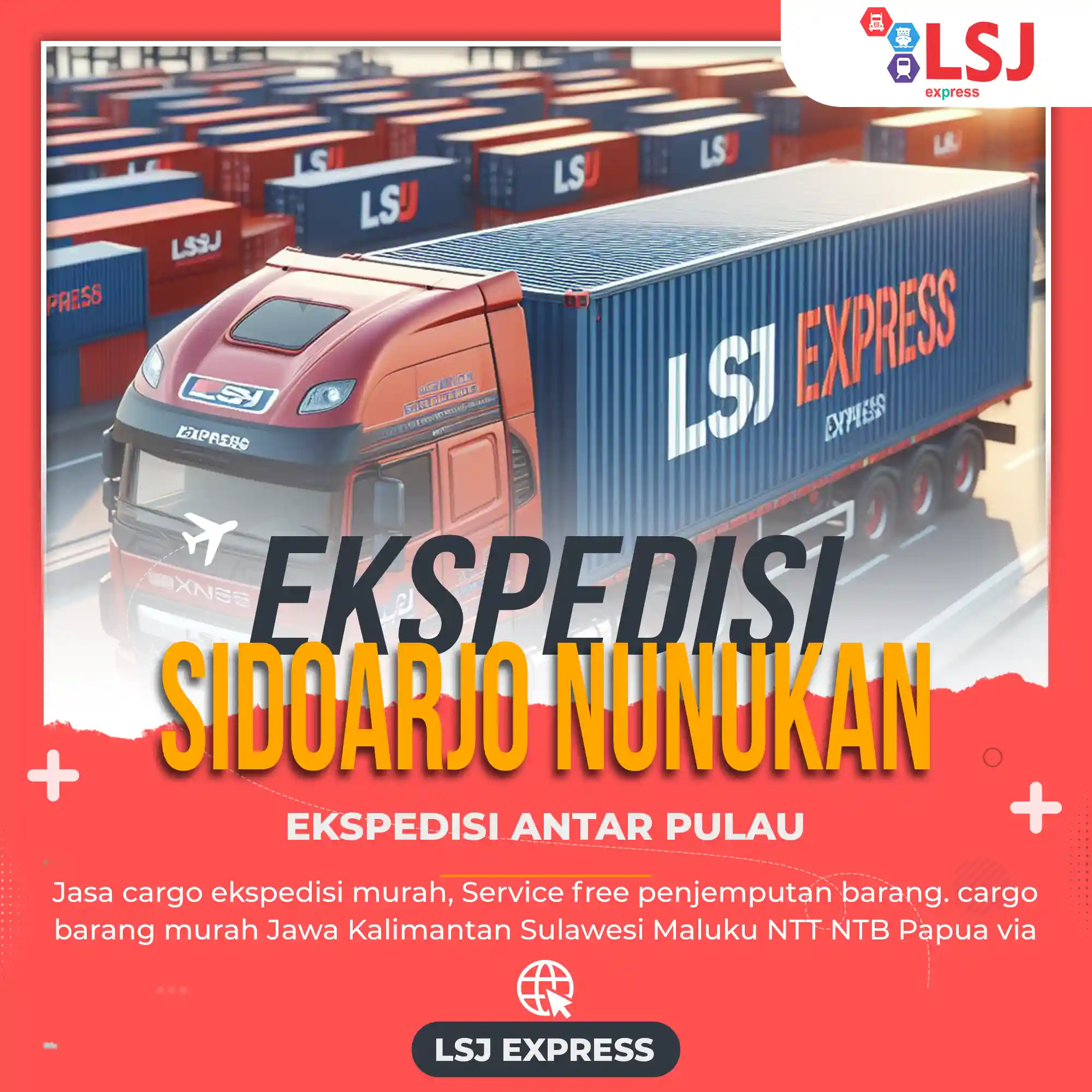 Jasa Ekspedisi Pengiriman Barang Dari Sidoarjo Ke Nunukan Kalimantan Utara 