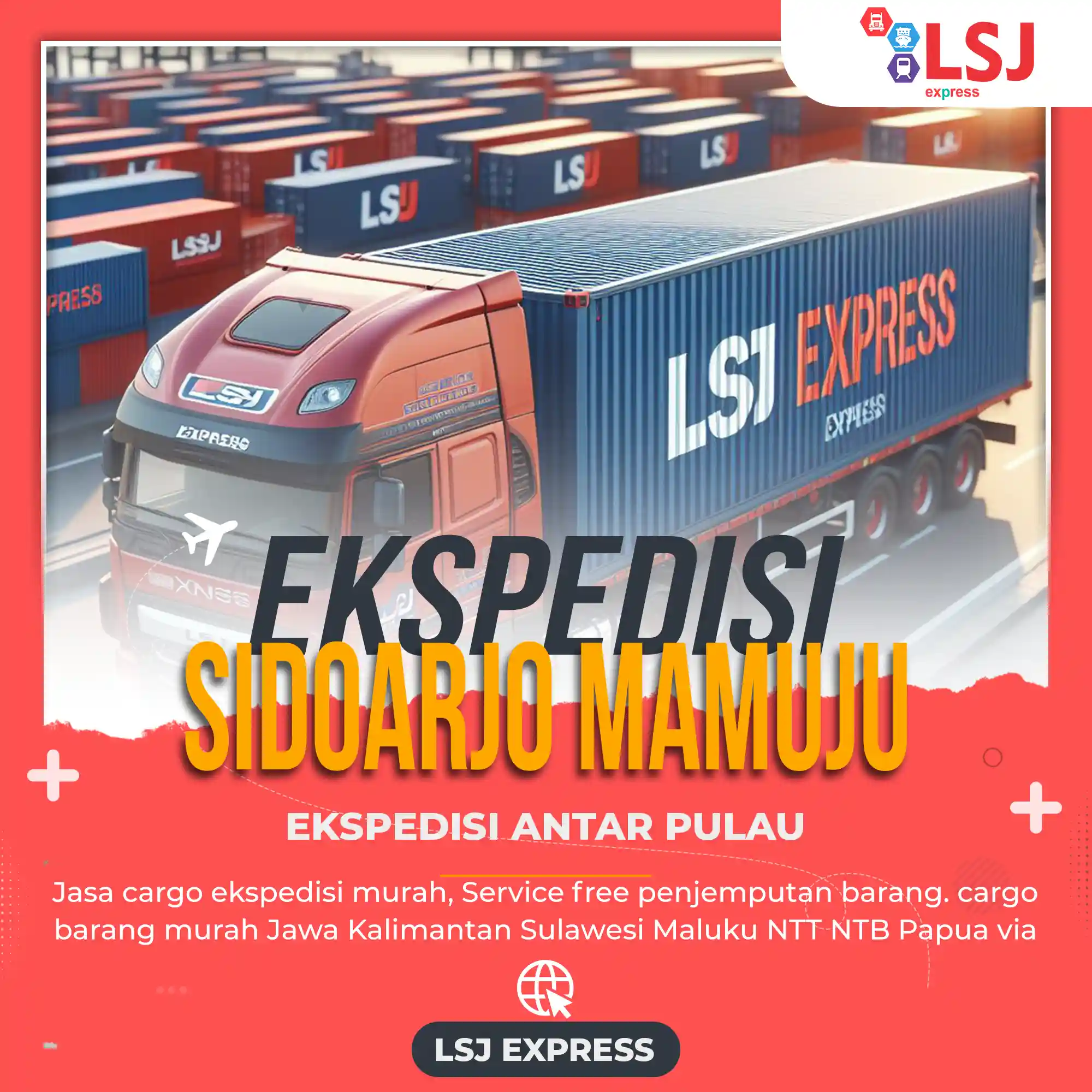 Jasa ekspedisi murah pengiriman dari Sidoarjo ke Mamuju