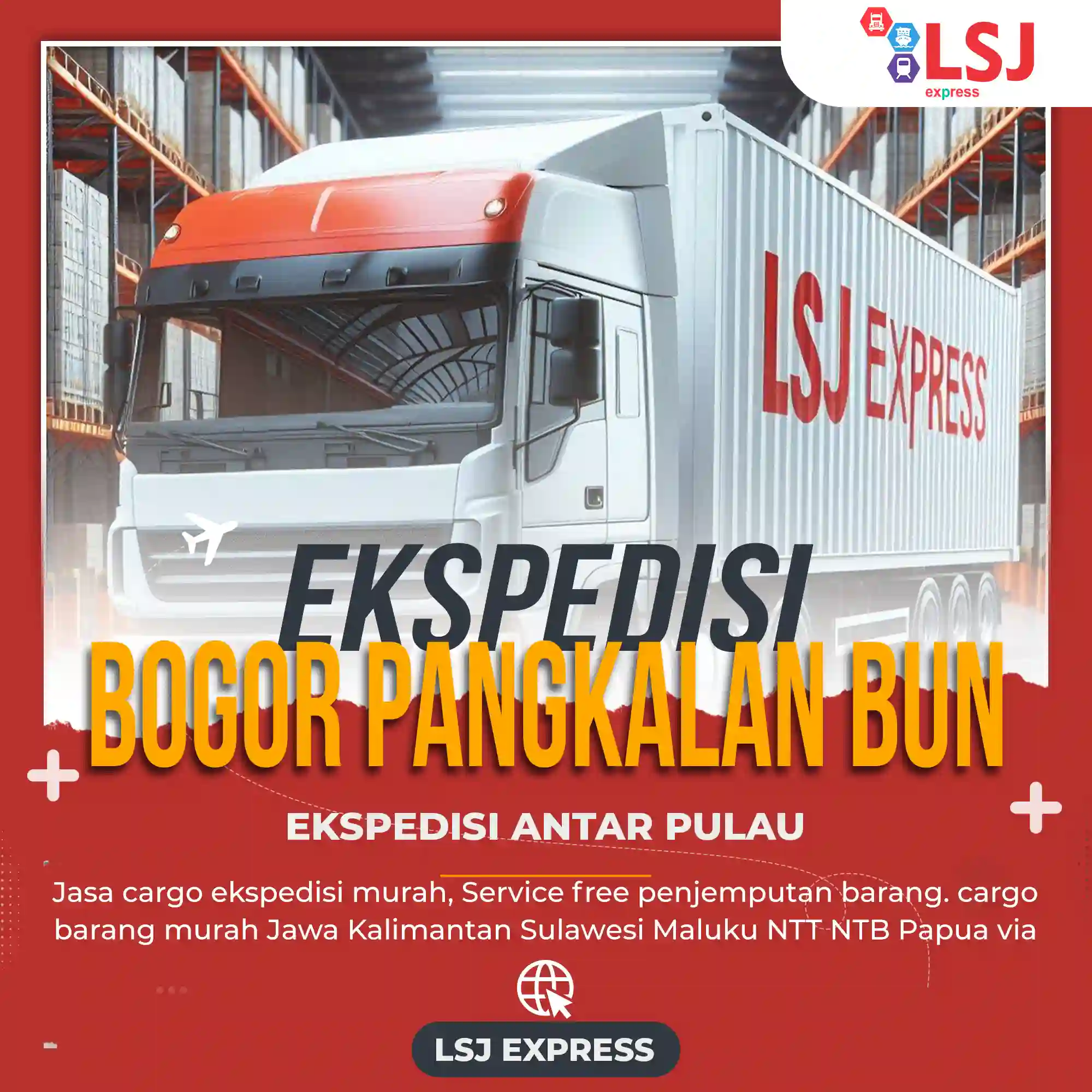 Ekspedisi Bogor Pangkalan Bun