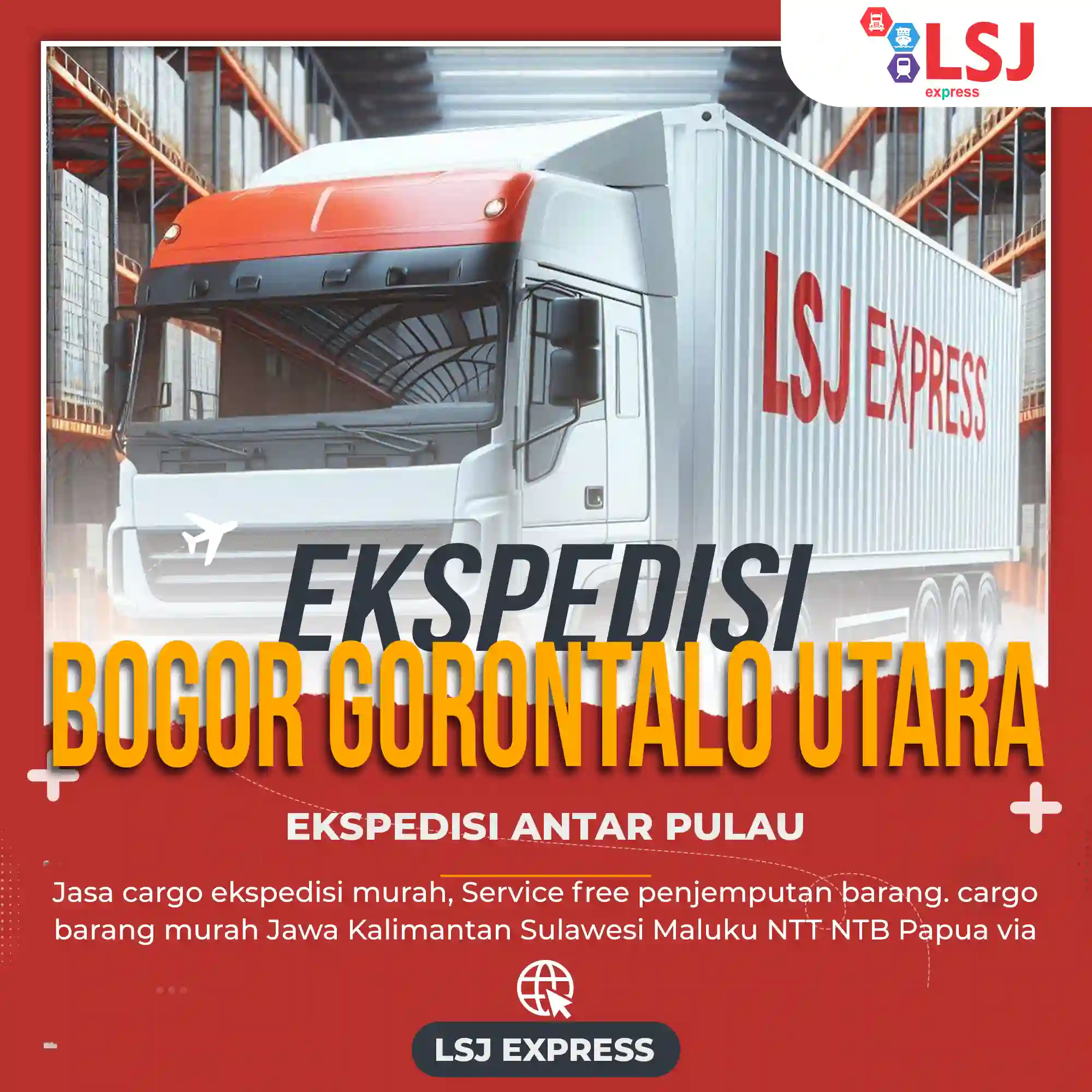 Ekspedisi Bogor Gorontalo Utara