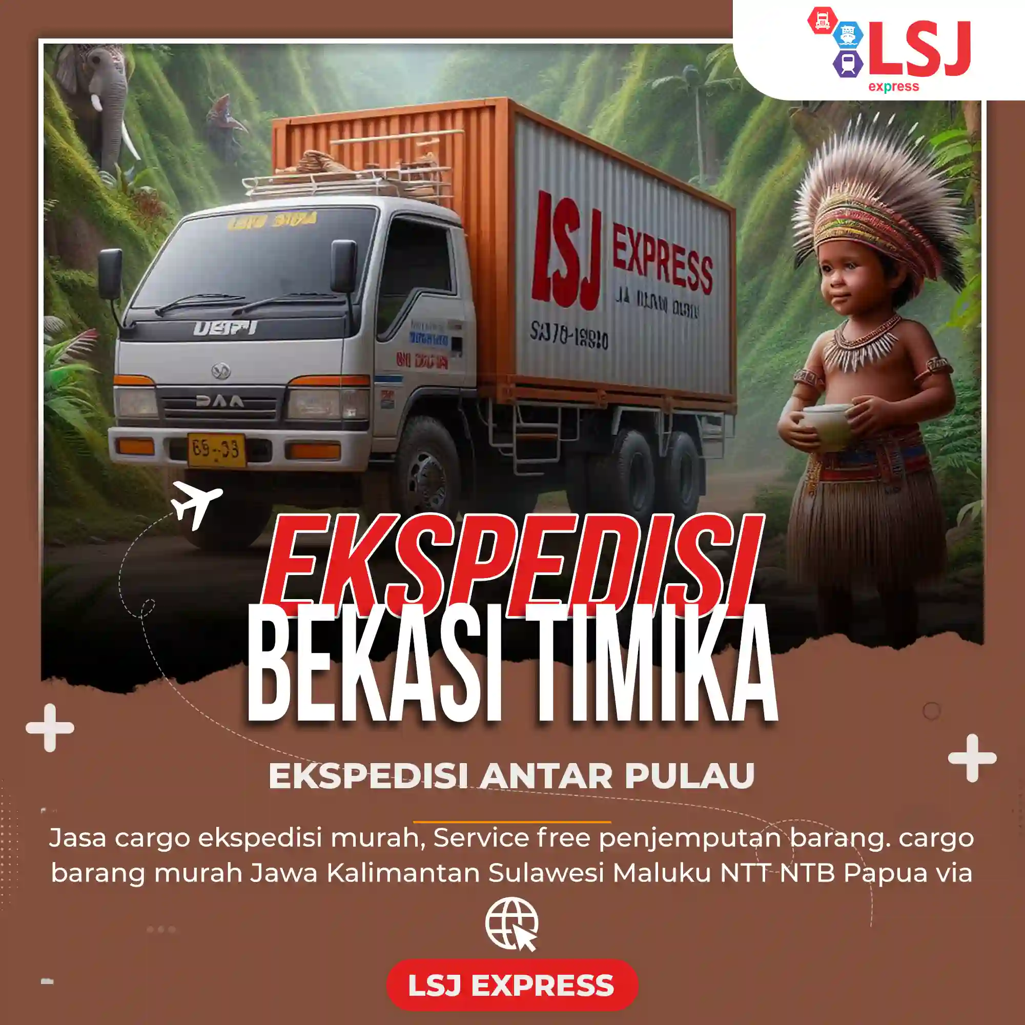 Ekspedisi Bekasi Timika