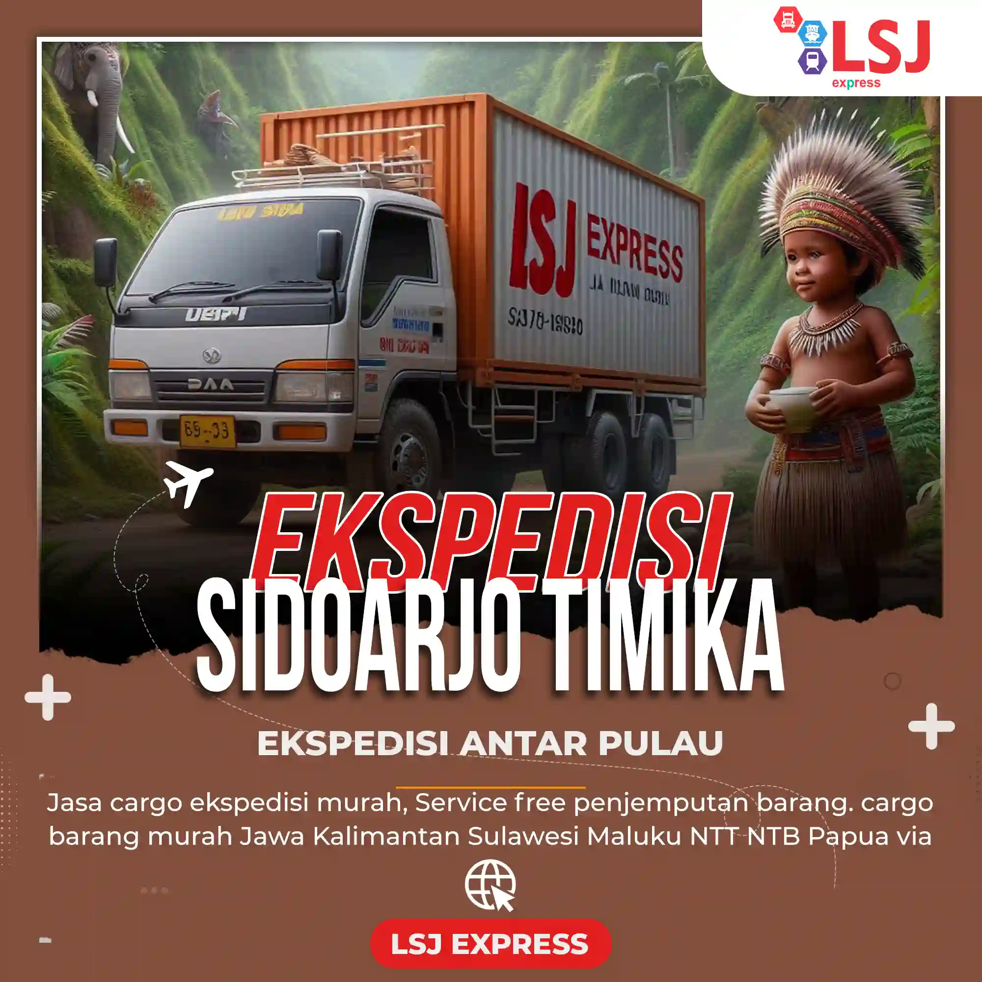 Ekspedisi Sidoarjo Timika