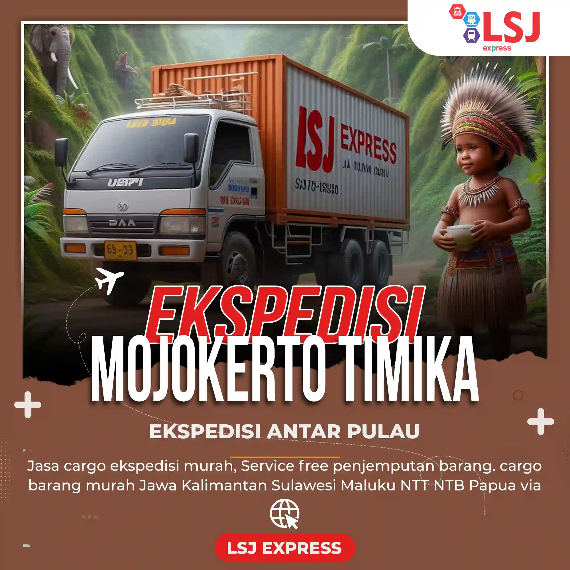 Ekspedisi Mojokerto Timika