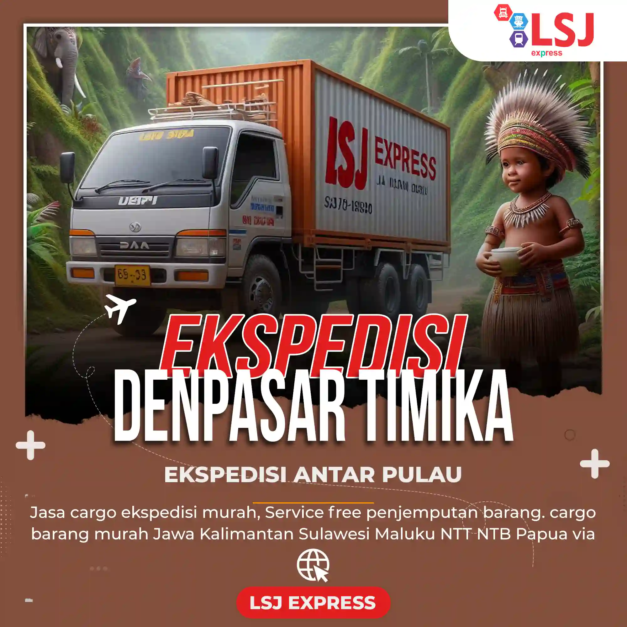 Ekspedisi Denpasar Timika