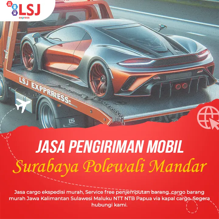 Jasa Pengiriman Mobil Surabaya Polewali Mandar