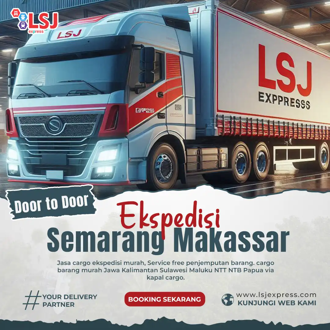 Ekspedisi Pengiriman Barang Semarang ke Makassar