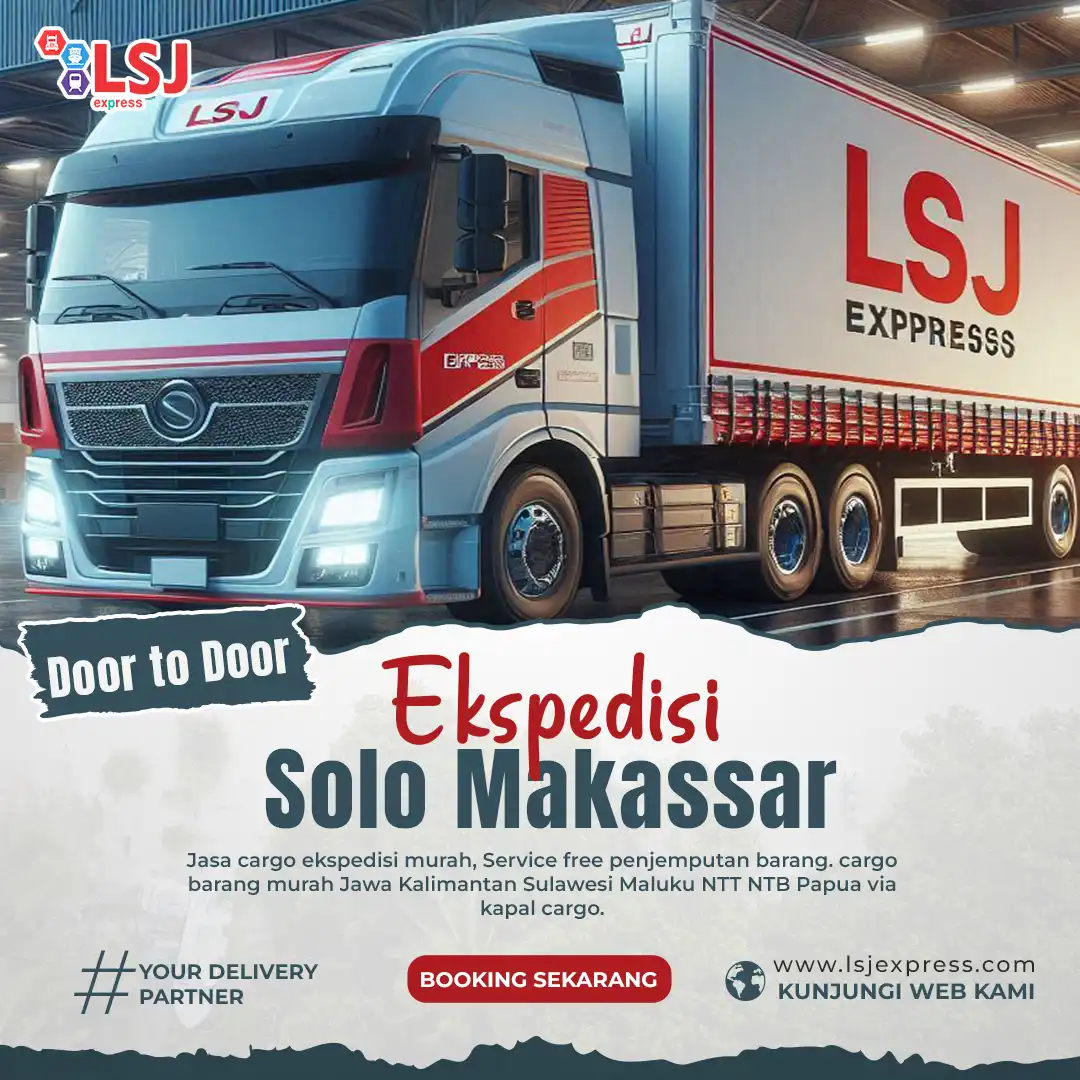 Ekspedisi Pengiriman Barang Solo ke Makassar