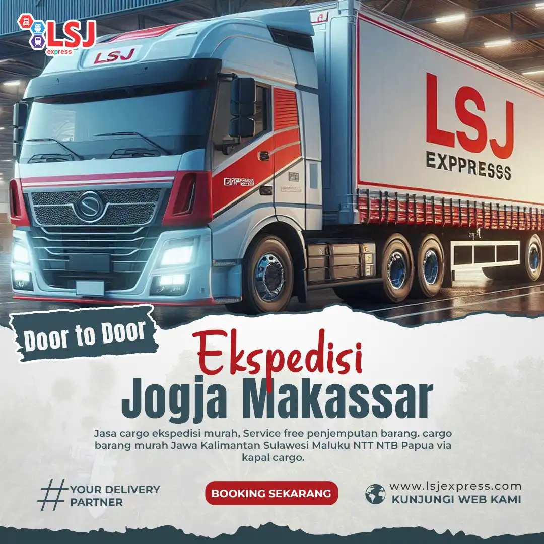 Ekspedisi Pengiriman Barang Jogja ke Makassar