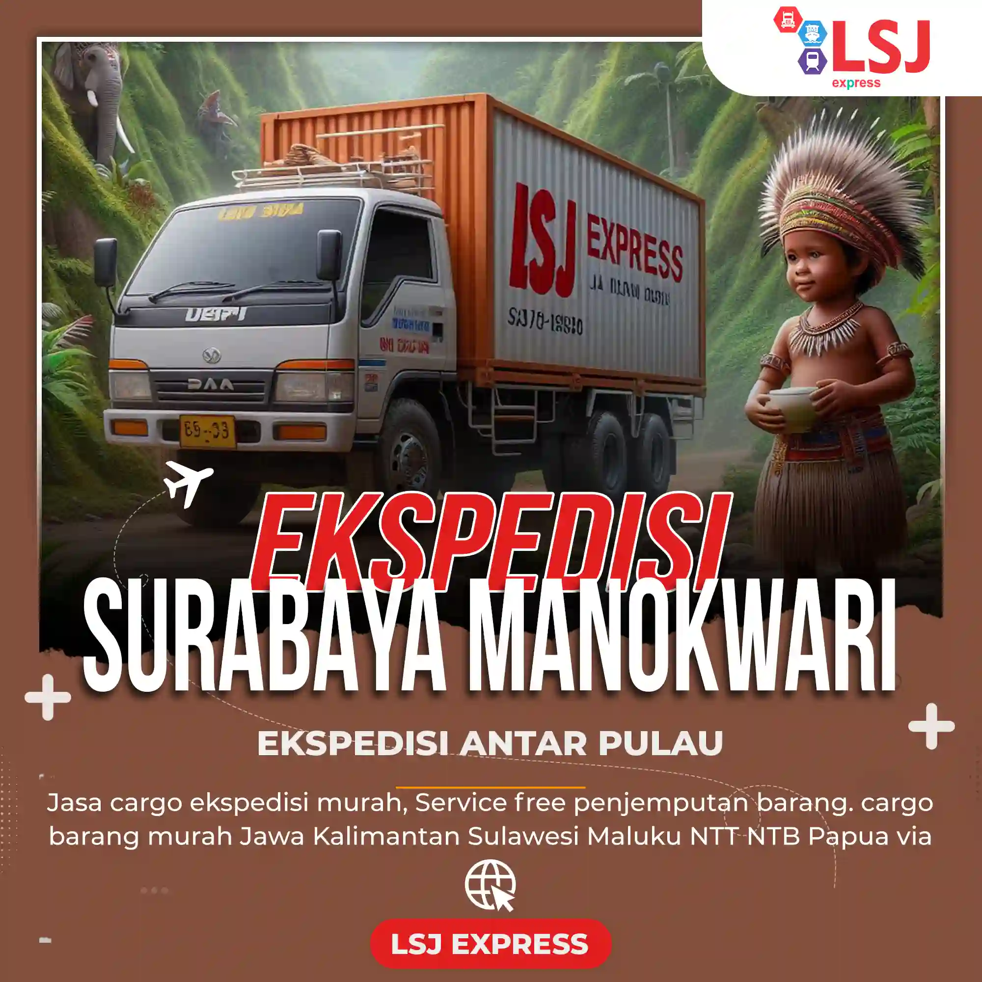 Ekspedisi Surabaya Manokwari Ongkir Hemat 2026