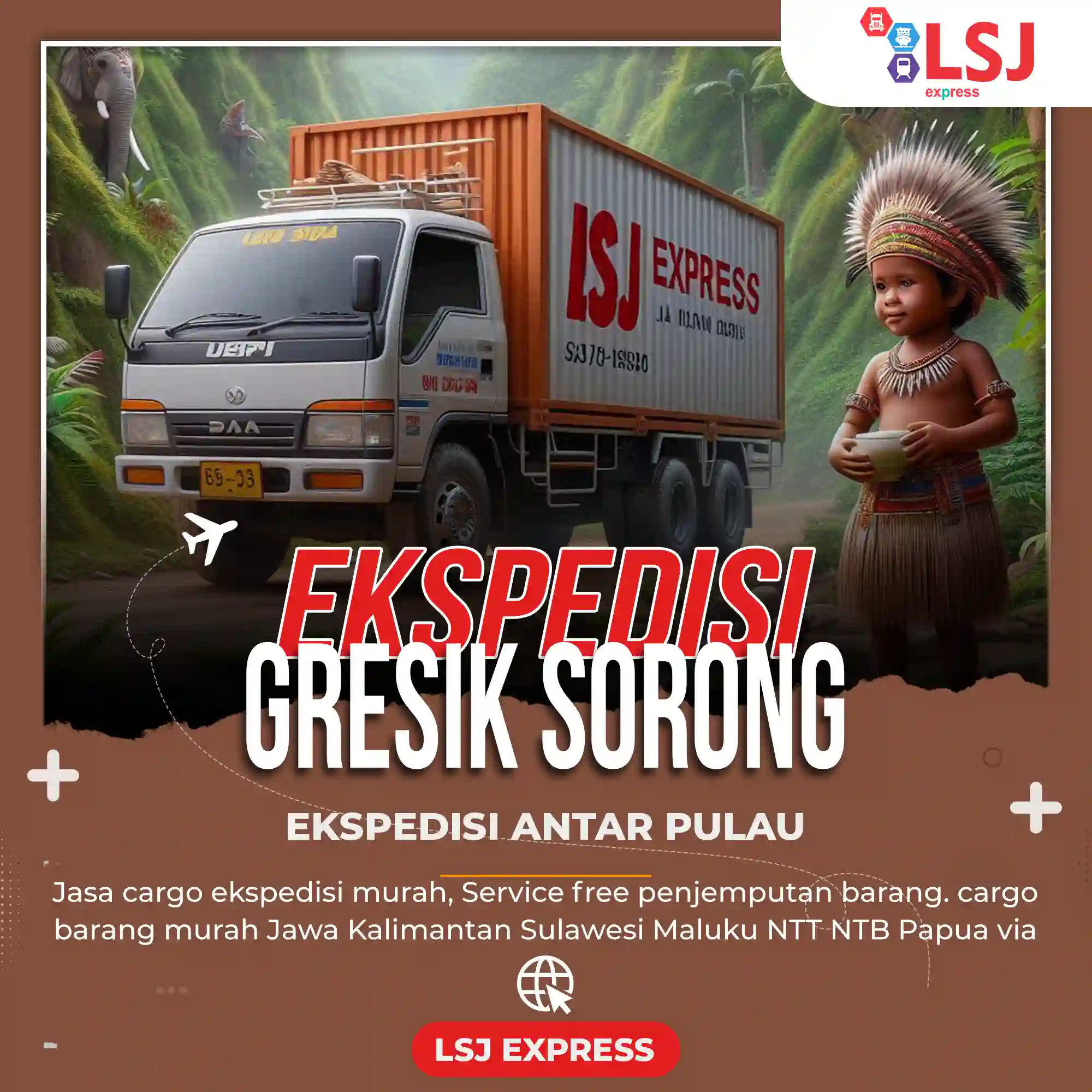 Ekspedisi Gresik Sorong
