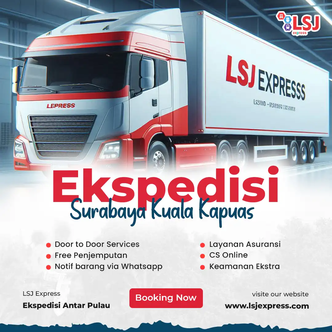 Ekspedisi pengiriman barang Surabaya ke Kuala Kapuas