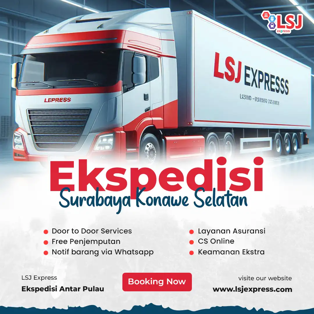 Ekspedisi pengiriman barang surabaya ke konawe selatan