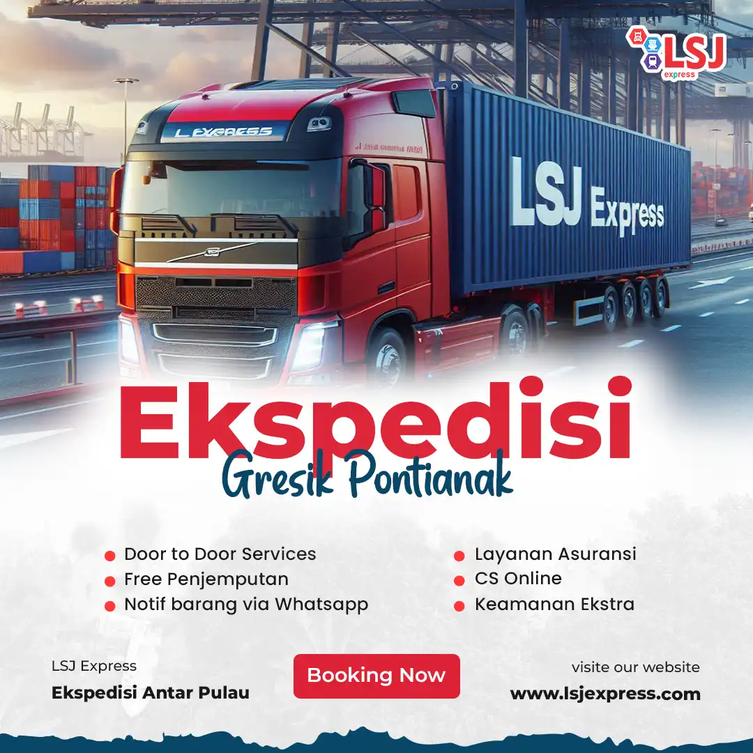 Ekspedisi Pengiriman Barang Gresik ke Pontianak