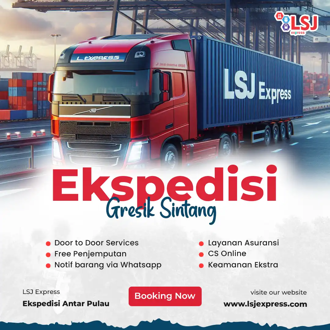 Ekspedisi Pengiriman Barang Gresik ke Sintang