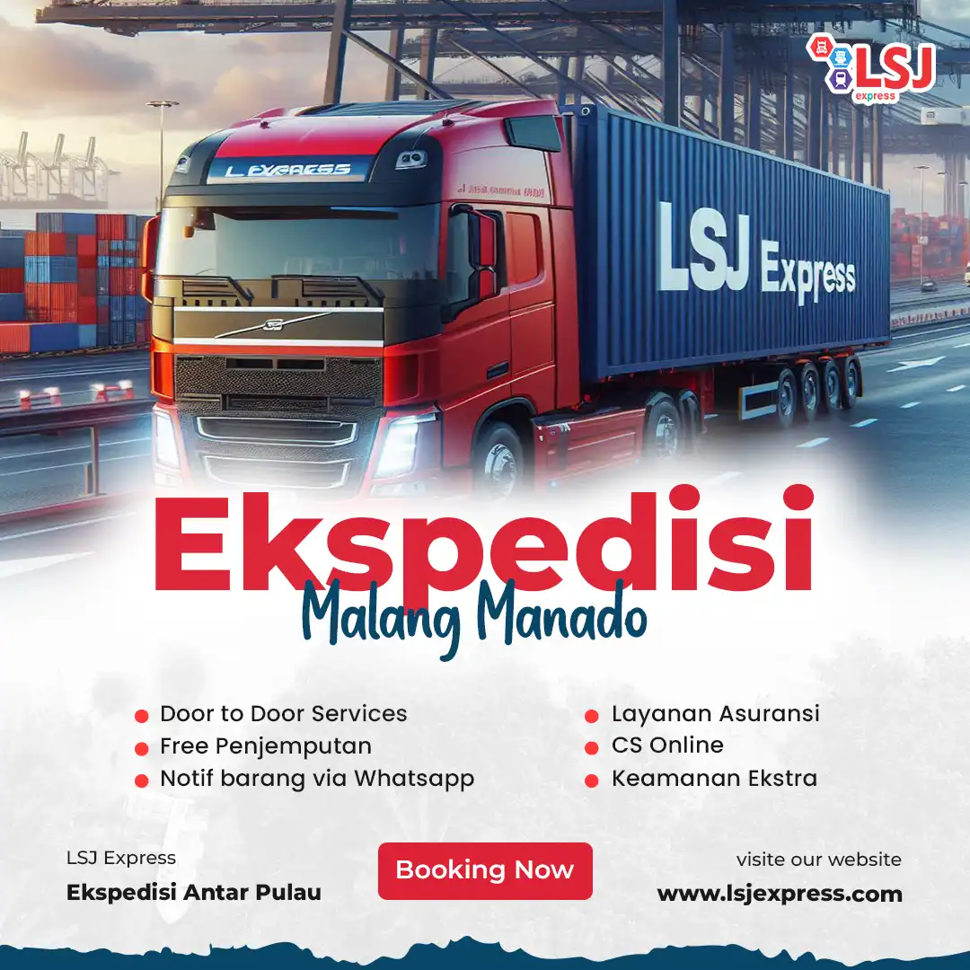 Jasa ekspedisi murah pengiriman dari Malang ke Manado