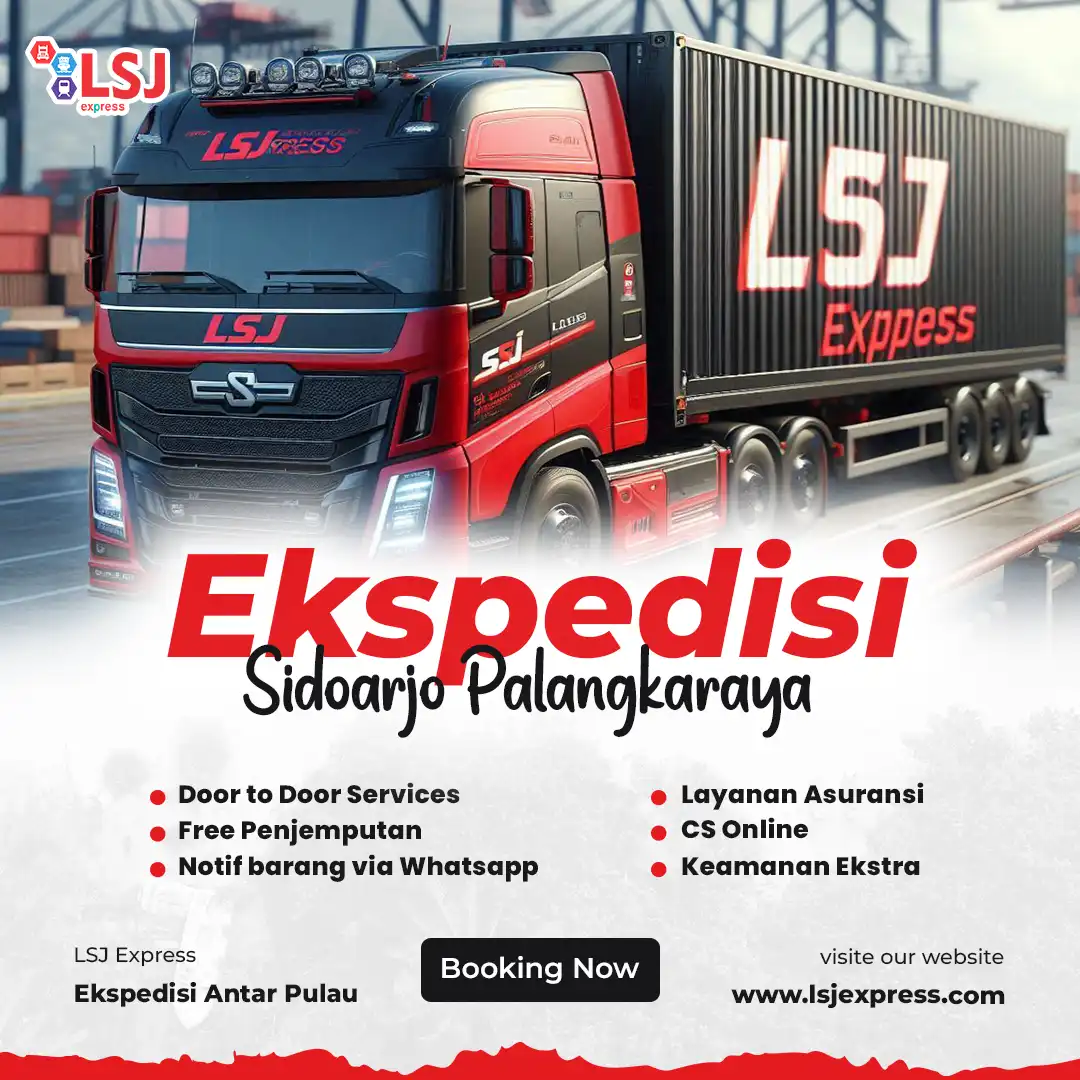 Jasa Ekspedisi Pengiriman Barang Dari Sidoarjo Ke Palangkaraya Kalimantan Tengah