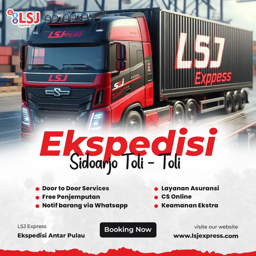 Jasa ekspedisi murah pengiriman dari Sidoarjo ke Toli Toli