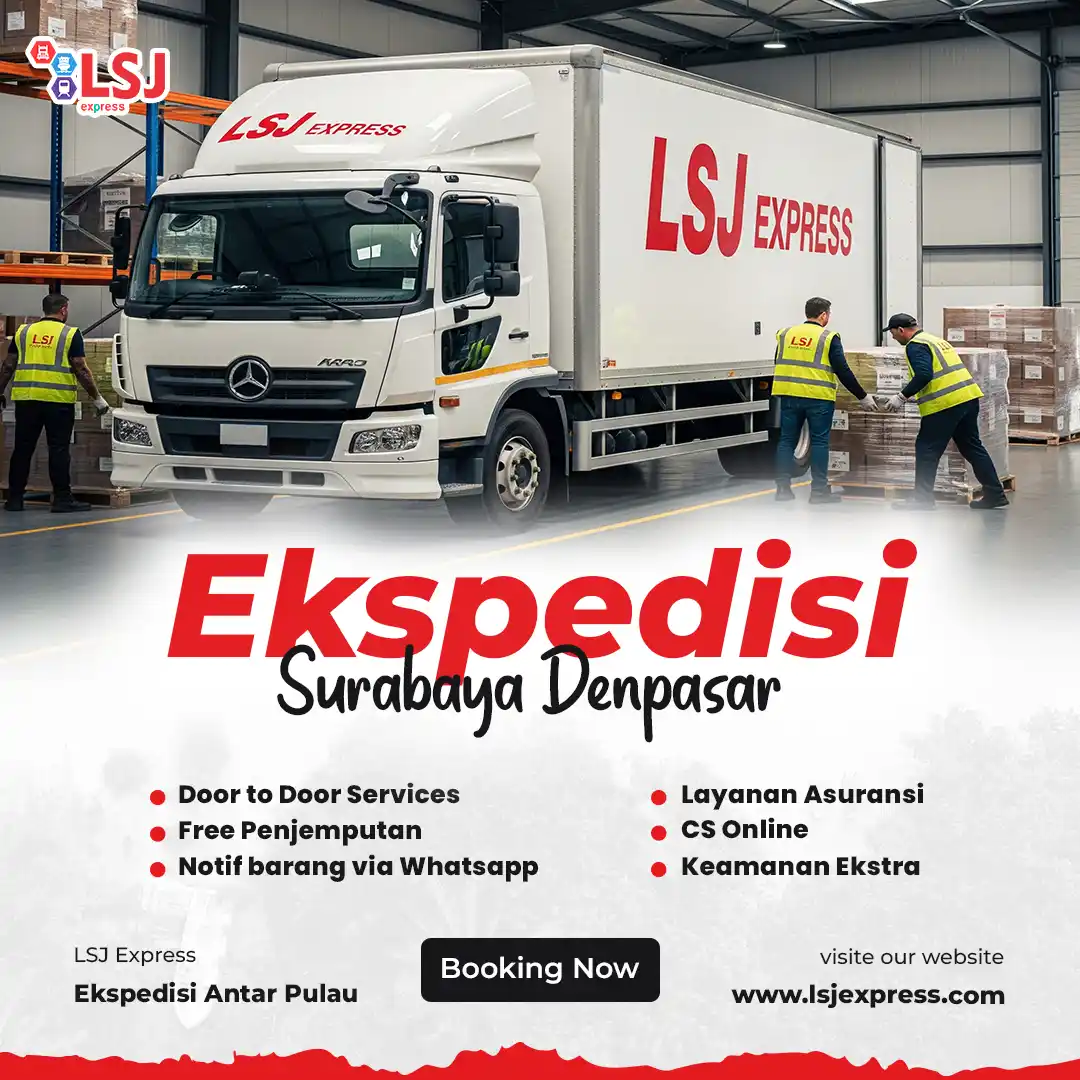 Ekspedisi Surabaya Denpasar Free Pick Up Murah 2026