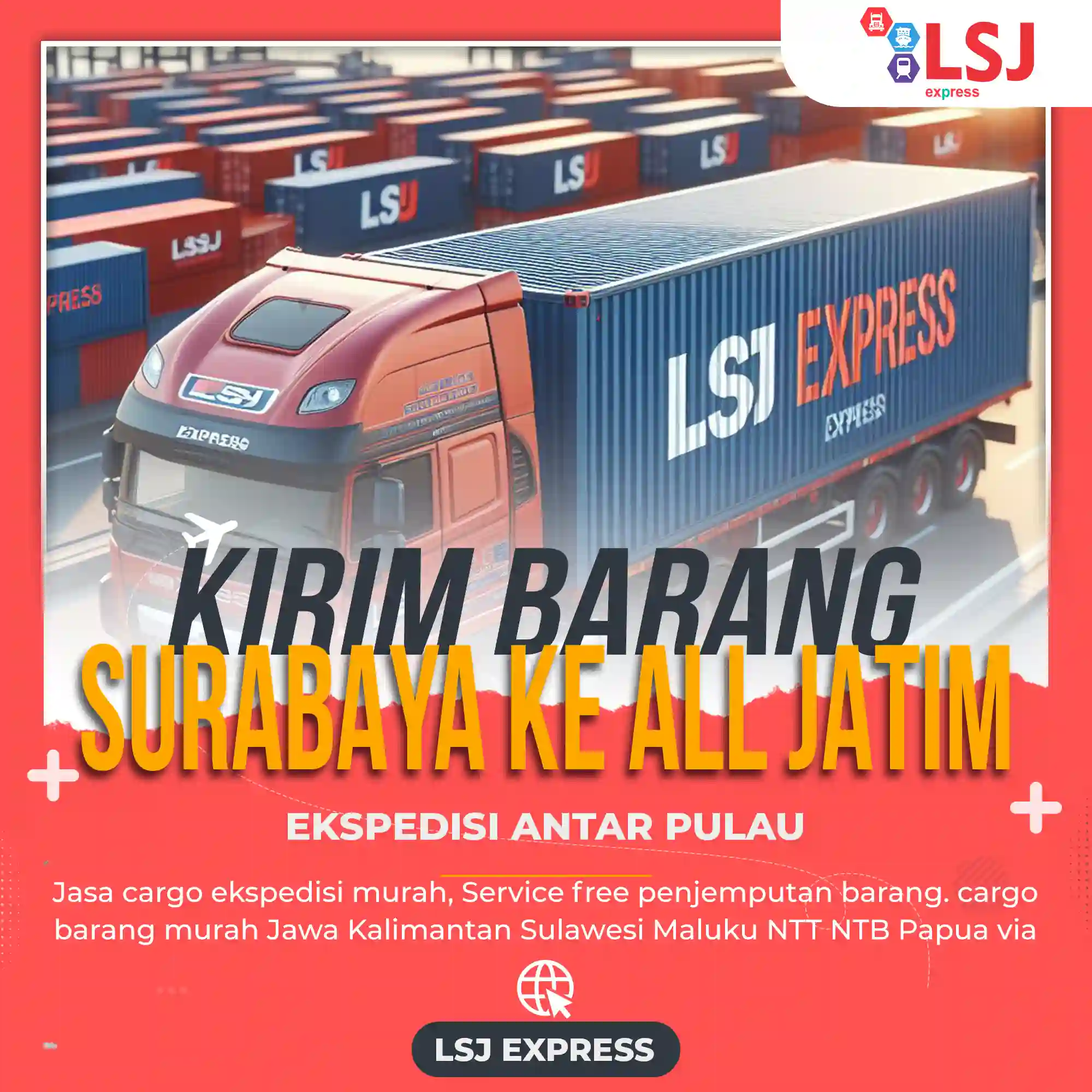 Kirim Barang Surabaya ke All Jatim Mulai dari 2000an/kg